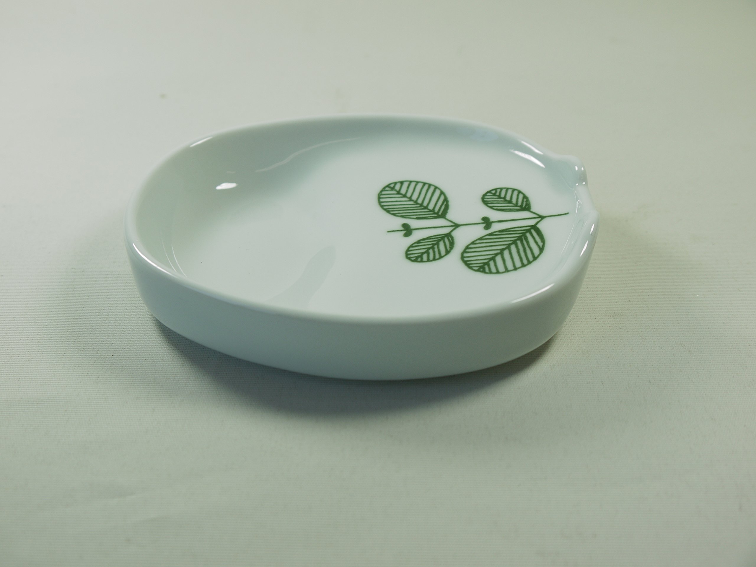 Amazon｜西海陶器 波佐見 ヘルシー箸置き小皿(5色組) 縦10.8×横9.5×高